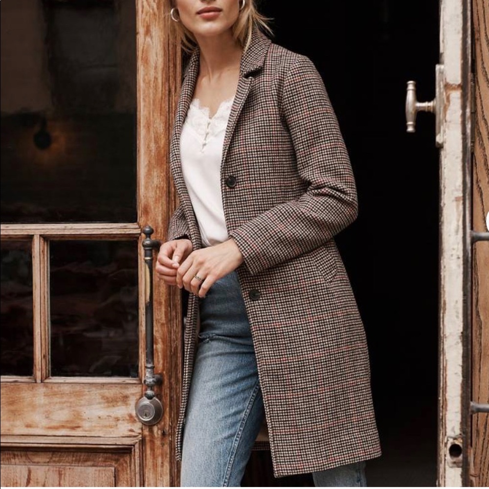 Abercrombie & Fitch Wool-blend Dad Coat